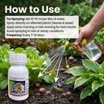Applying 40% Metaldehyde Molluscicide to crops for effective