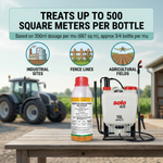 Targets both seasonal and deep-rooted weeds, ensuring long-term weed management.