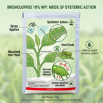 Imidacloprid 10% insecticide for effective control of aphids, whiteflies, and other crop-damaging pests.