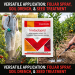Ideal for vegetables, fruits, field crops, and plantations with flexible application methods like foliar spray and soil treatment.