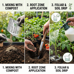 Perfect for a wide range of crops including vegetables like tomatoes, fruits like citrus, and ornamental flowers