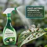 Dinotefuran is absorbed by plants, providing internal protection and effective pest control that lasts for an extended period.