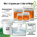 Carbendazim 50% WP fungicide providing effective control of fungal diseases in rice and cereal crops.