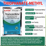 systemic thiophanate methyl fungicide for vegetables fruits paddy and field crop fungal protection