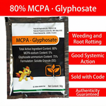Herbicide combination ensuring long-lasting weed control through root and shoot action for agricultural fields.