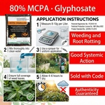 Powerful MCPA-Sodium and Glyphosate-Ammonium herbicide combination for controlling broad-spectrum weeds.