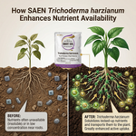 Promotes healthier, more resilient plants by improving root development and nutrient uptake with Trichoderma harzianum
