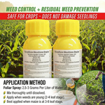 Nicosulfuron, Mesotrione, and Atrazine blend offering comprehensive post-emergence weed management for corn.