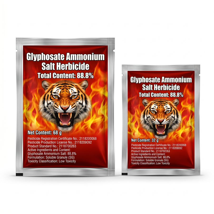 Glyphosate Salt 88.8% provides powerful systemic action to eliminate weeds from leaves to roots.