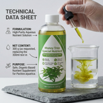 Balanced liquid fertilizer designed for indoor plants, promoting healthy foliage, strong roots, and vibrant growth