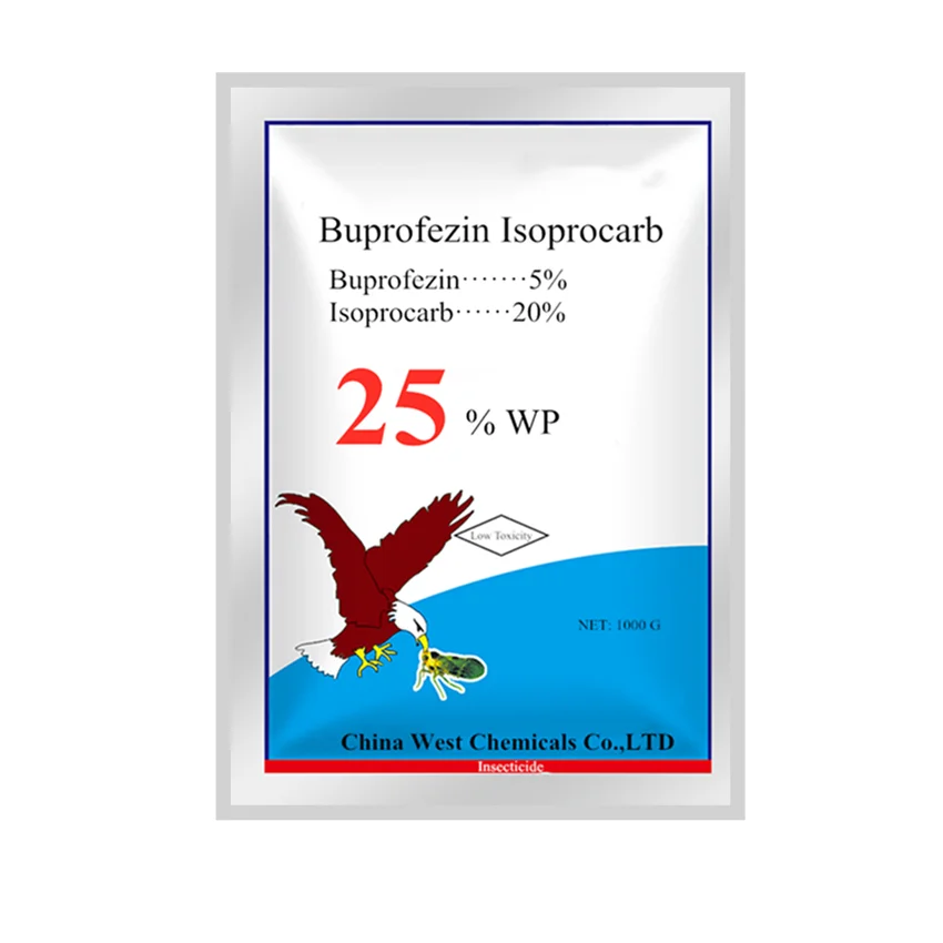 Buprofezin 25% + Isoprocarb 25% WP insecticide for rice planthopper control