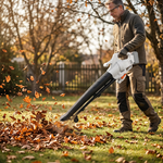 Leaf Blower and Vacuum 3000W – Corded Leaves Collector, Clear Gardens, Patios, Gutters, Driveways & More – Lightweight, 10m Cable, Shoulder Strap, Wheels, 35L Collection Bag