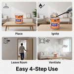 Bed Bugs Killer Disposable Fumigation Smoke Pesticide 10g Capacity for Home & Perimeter Use