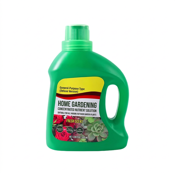 Liquid plant fertilizer for indoor houseplants and hydroponics