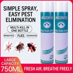 Mosquito killer spray for home pest control showing aerosol application for instant insect kill