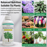 Organic liquid fertilizer for plant growth and vitality