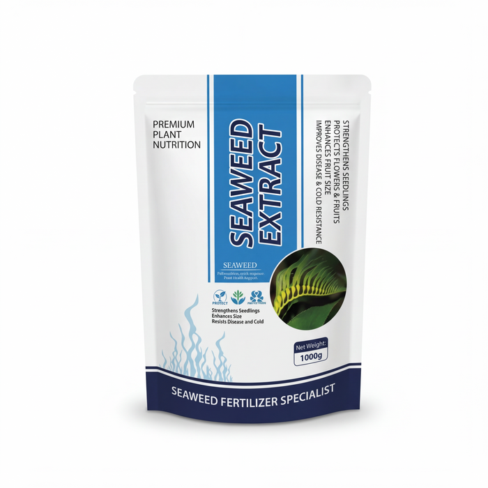 Organic seaweed bio enzyme fertilizer for soil and crops