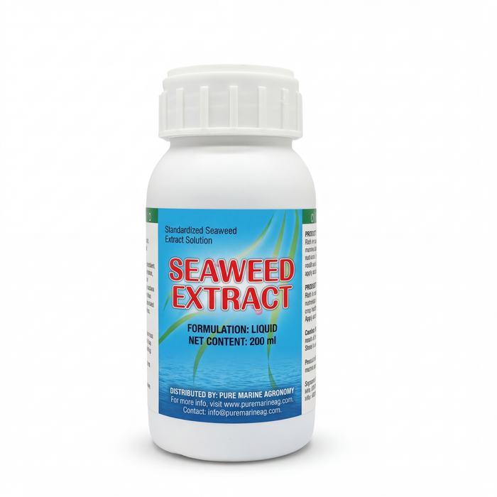 Seaweed liquid fertilizer for fruit crops and plant growth