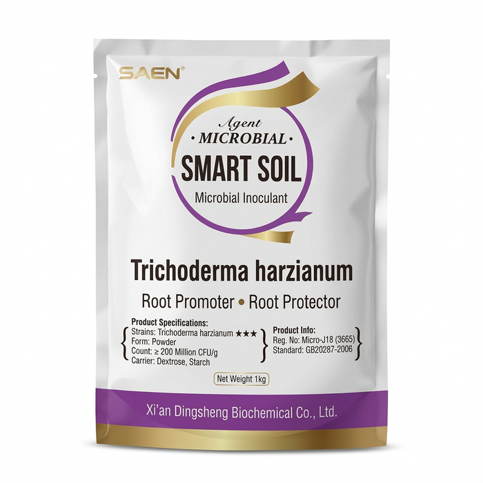 Trichoderma harzianum microbial biofertilizer for soil health