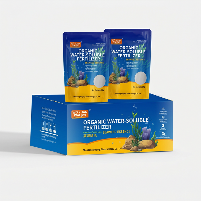 Water soluble seaweed fertilizer for foliar application